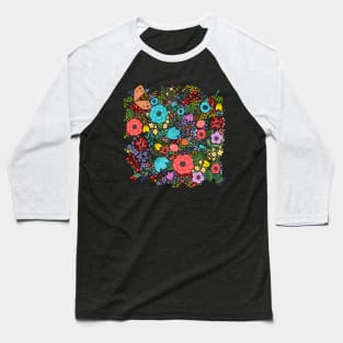 Сolorful flowers Baseball T-Shirt